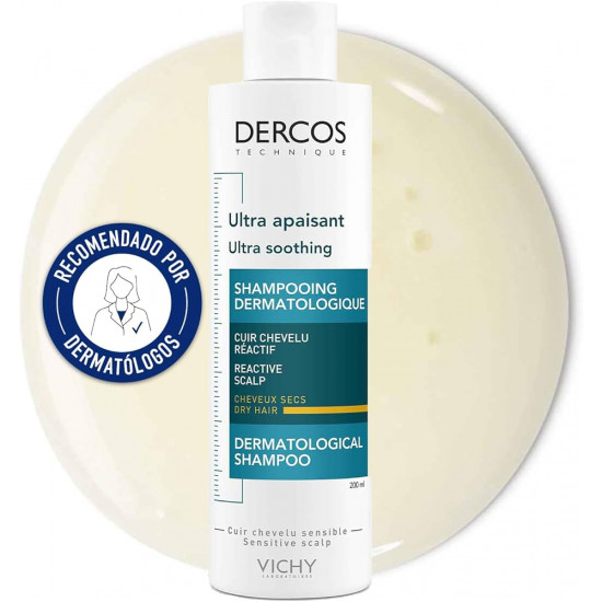 شامبو ديركوس الترا للشعر الجاف من فيشي - 200 مل شامبو ديركوس الترا للشعر الجاف من فيشي - 200 مل