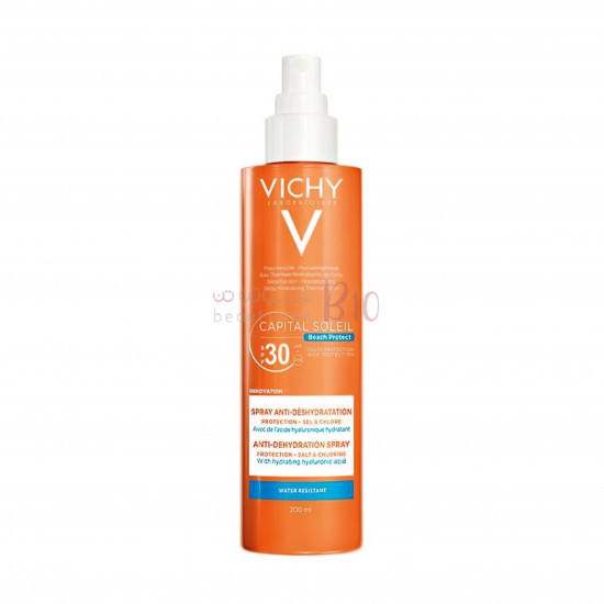 بخاخ واقي شمس ضد الجفاف بعامل حماية 30 كابيتال سوليه من فيشي -200 مل