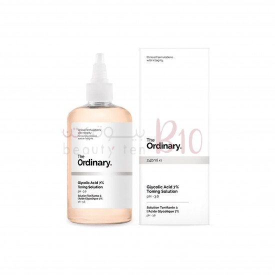 محلول توننغ بحمض الجليكوليك 7% من ذا اورديناري - 240مل