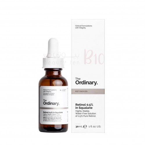 سيروم ريتنول 0.5% في محلول السكوالين من ذا اورديناري - 30مل