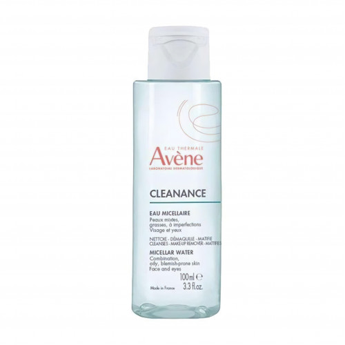 ماء ميسيلار للوجه والعين من أفين كلينانس للبشرة المختلطة والدهنية 100 مل