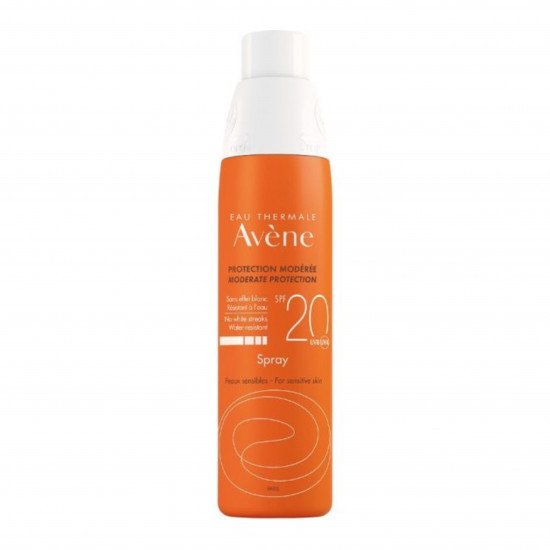 واقي شمس بخاخ حماية معتدلة 20 من افين - 200 مل