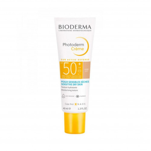 بيوديرما فوتوديرم كريم SPF50+ فاتح- كلير 40 مل