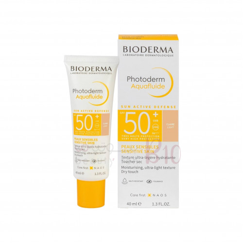 لوشن واقي شمس بعامل حماية 50 للبشرة الحساسة لون فاتح من بيوديرما 40مل لوشن واقي شمس بعامل حماية 50 للبشرة الحساسة لون فاتح من بيوديرما 40مل