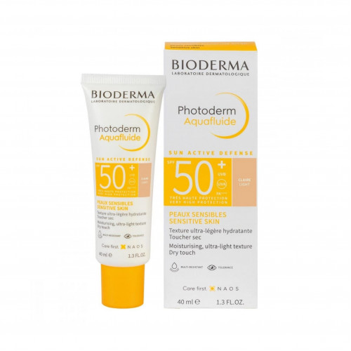 لوشن واقي شمس بعامل حماية 50 للبشرة الحساسة لون فاتح من بيوديرما 40مل لوشن واقي شمس بعامل حماية 50 للبشرة الحساسة لون فاتح من بيوديرما 40مل