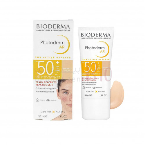 بيوديرما فوتوديرم AR كريم مضاد للاحمرار بعامل حماية SPF50 ناتشرال- 30 مل بيوديرما فوتوديرم AR كريم مضاد للاحمرار بعامل حماية SPF50 ناتشرال- 30 مل