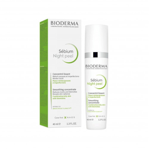 كريم بيوديرما سيبيوم  المركز للتقشير الليلي 40مل