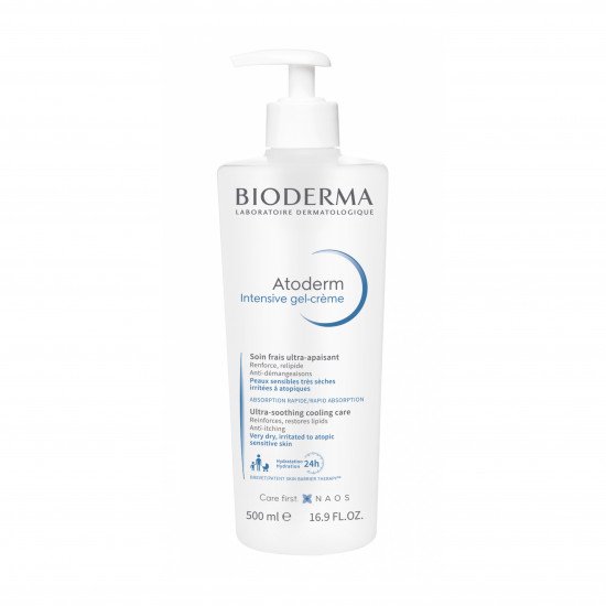 كريم جل مكثف للعناية وتخفيف الحكه أتوديرم من بيوديرما - 500 مل