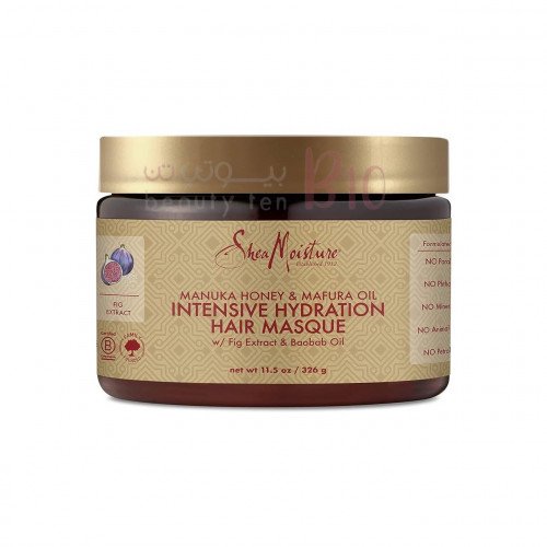 قناع الترطيب المكثف للشعر الجاف والتالف بزيت المافورا وعسل المانوكا من شيا مويستر 326جم