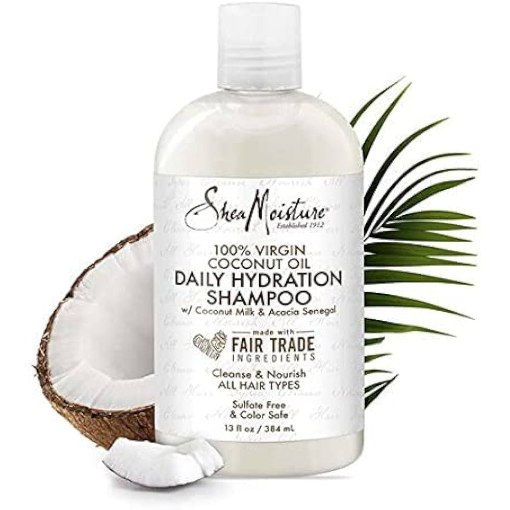 شامبو الترطيب اليومي بزيت جوز الهند البكر 100٪ من شيا مويستر-384مل