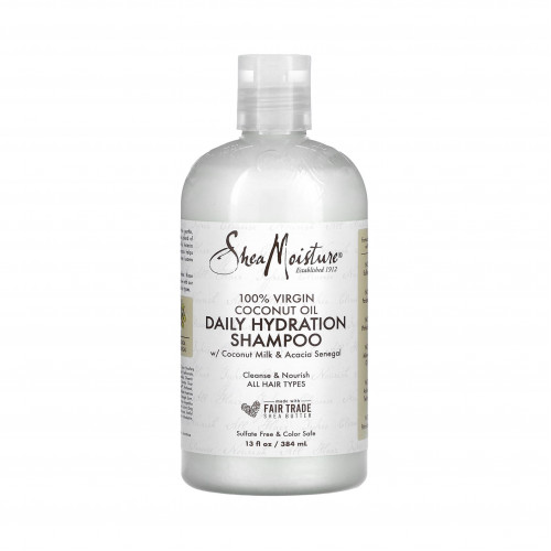 شامبو الترطيب اليومي بزيت جوز الهند البكر 100٪ من شيا مويستر-384مل