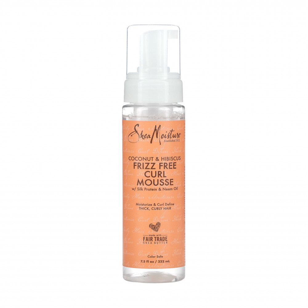 شيا مويستر رغوة لشعر مموج بدون هيشان، جوز الهند والكركديه،222مل