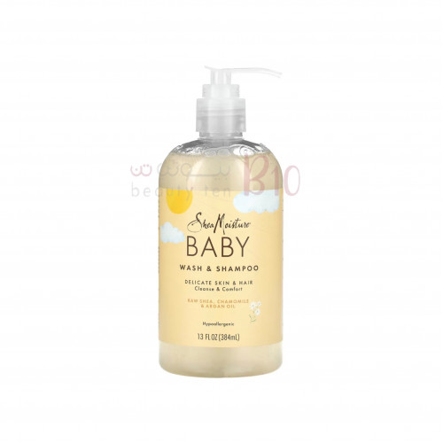 شامبو و غسول منظف للأطفال من شيا مويستر - 384مل
