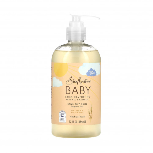 شامبو و غسول منظف للأطفال من شيا مويستر - 384مل