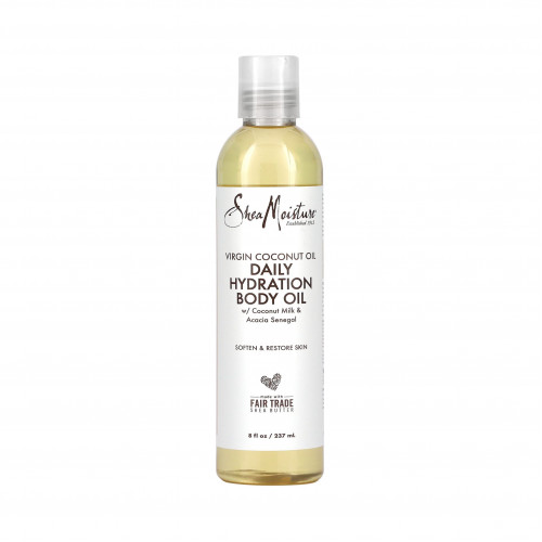 زيت الجسم للترطيب اليومي بزيت جوز الهند البكر من شيا مويستر - 237 مل