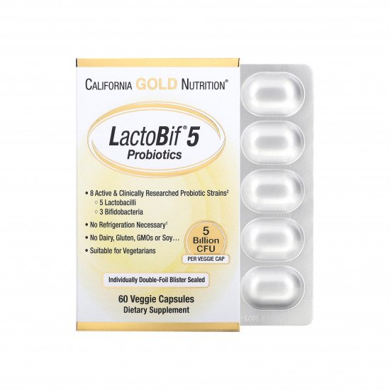 لاكتوبيف 5 بروبيوتيك 5 مليار وحدة 60 كبسولة نباتية لاكتوبيف 5 بروبيوتيك 5 مليار وحدة 60 كبسولة نباتية