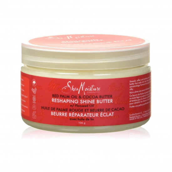 زيت النخيل الأحمر وزبدة الكاكاو زبدة إعادة تشكيل اللمعان من شيا مويستر 106g زيت النخيل الأحمر وزبدة الكاكاو زبدة إعادة تشكيل اللمعان من شيا مويستر 106g