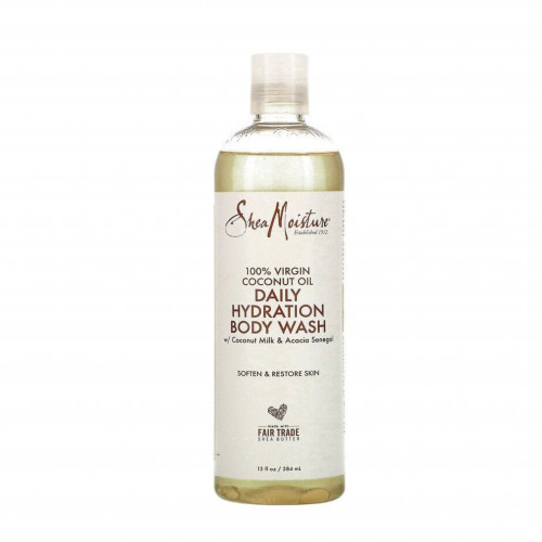 غسول جسم للترطيب اليومي بزيت جوز الهند البكر من شيا مويستر - 384 مل