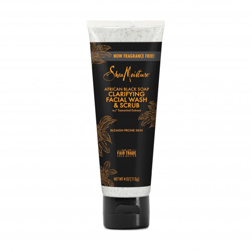 غسول وصنفرة تنقية الوجه صابون اسود افريقي من شيا ويستر - 113 جم