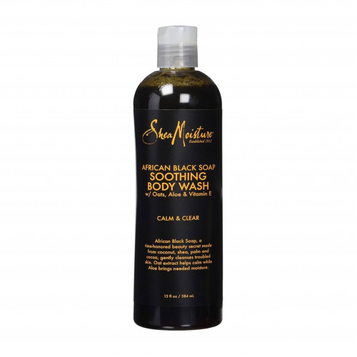جل استحمام صابون أسود أفريقي مهدئ من شيا مويستر - 384 مل