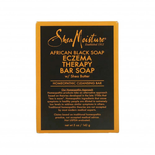 صابون أفريقي أسود بزبدة الشيا لعلاج الإكزيما من شيا مويستر - 142جم