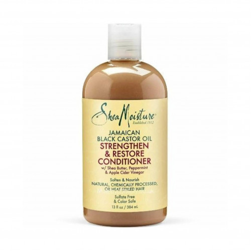 بلسم تقوية وترميم الشعر بزيت الخروع الأسود الجمايكي من شيا مويستر - 384 مل