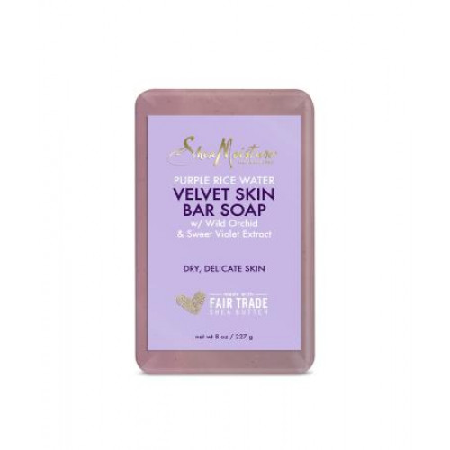 صابون مخملي للبشرة بماء الارز الارجواني من شيا مويستر - 227 جم صابون مخملي للبشرة بماء الارز الارجواني من شيا مويستر - 227 جم