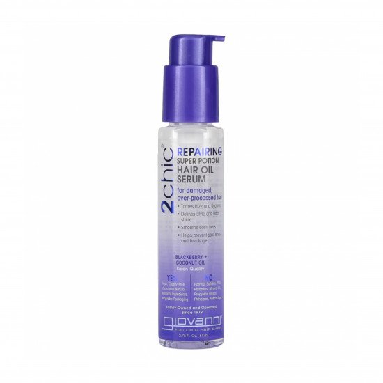 سيروم زيت الشعر للإصلاح الفائق غني بالتوت الأسود وجوز الهند من جيوفاني 81مل سيروم زيت الشعر للإصلاح الفائق غني بالتوت الأسود وجوز الهند من جيوفاني 81مل