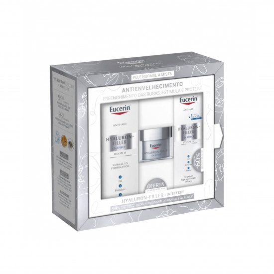 مجموعة هيالورون فيلر بتأثير ثلاثي من يوسرين .كريم نهاري 50 مل كريم الليل 20 مل وكريم العيون 15مل مجموعة هيالورون فيلر بتأثير ثلاثي من يوسرين .كريم نهاري 50 مل كريم الليل 20 مل وكريم العيون 15مل