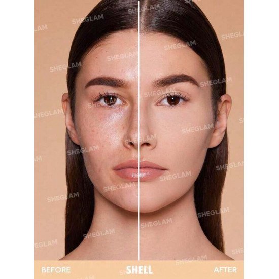 بودرة فاونديشن عالية التغطية والتركيز من شيجلام-شيل بودرة فاونديشن عالية التغطية والتركيز من شيجلام-شيل
