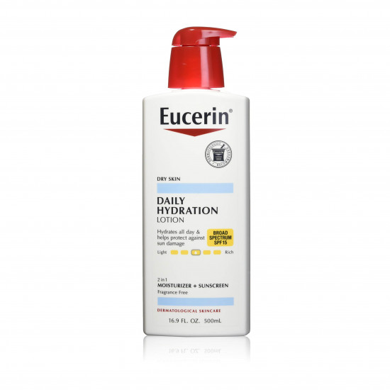 كريم الترطيب اليومي بعامل حماية من الشمس 15 خالٍ من العطور من يوسرين - 500 مل كريم الترطيب اليومي بعامل حماية من الشمس 15 خالٍ من العطور من يوسرين - 500 مل