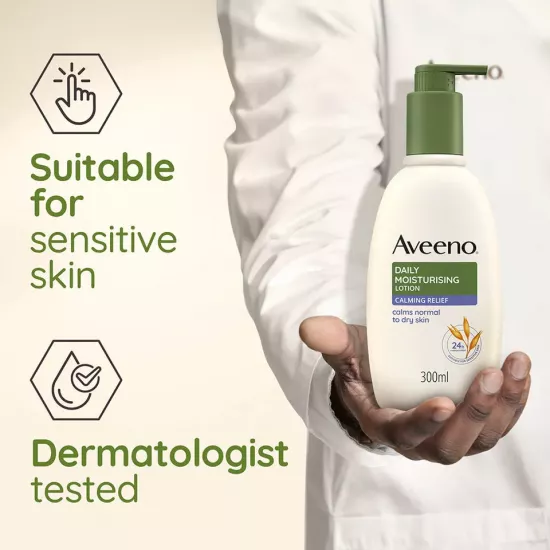 لوشن ترطيب يومي مهدئ من أفينو، 300 مل لوشن ترطيب يومي مهدئ من أفينو، 300 مل