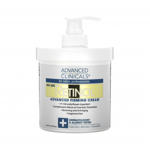 ريتينول كريم متطور لشد البشرة، خالٍ من العطور من ادفانس كلينيكلز 454جم ريتينول كريم متطور لشد البشرة، خالٍ من العطور من ادفانس كلينيكلز 454جم