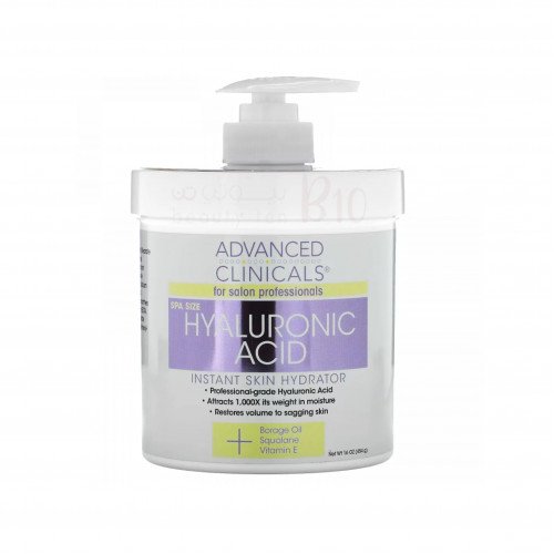 كريم حمض الهيالورونيك، مرطب البشرة الفوري من كلينيكلز 454ج