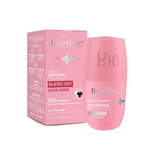 مزيل الرائحة رول اون لتفتيح البشرة من بيزلين -جفاف تام-ورد جوري-50مل