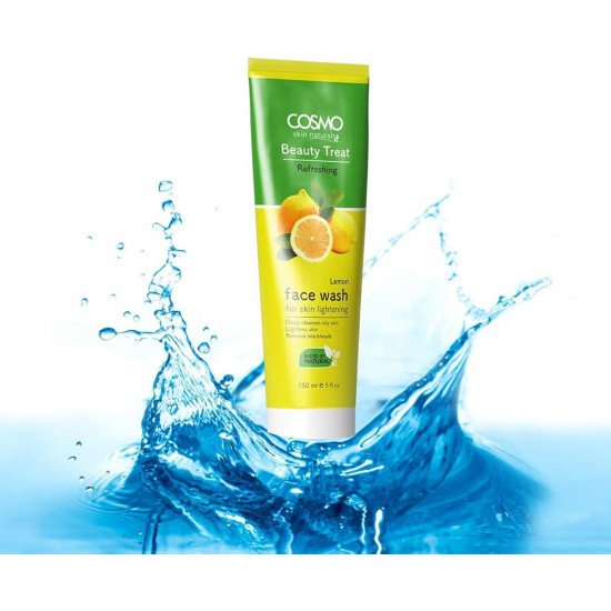 غسول الوجه بالليمون من كوزمو، 150 مل
