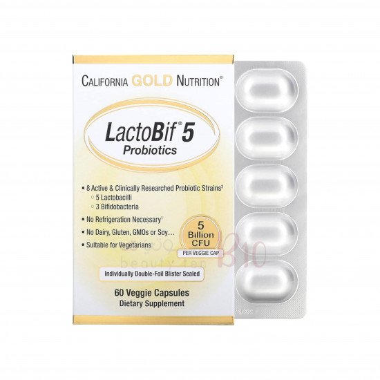 لاكتوبيف 5 بروبيوتيك 5 مليار وحدة 60 كبسولة نباتية لاكتوبيف 5 بروبيوتيك 5 مليار وحدة 60 كبسولة نباتية