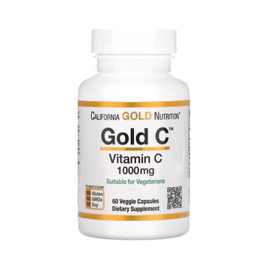 كبسولة نباتية فيتامين سي 60كبسولة 1000ملغ من جولد كبسولة نباتية فيتامين سي 60كبسولة 1000ملغ من جولد