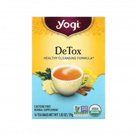 شاي للتخلص من السموم، خالٍ من الكافيين، 16 كيس شاي(29 جم)