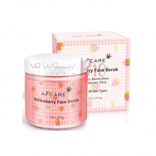 مقشر الوجه بالفراولة من اف كير 200ج مقشر الوجه بالفراولة من اف كير 200ج