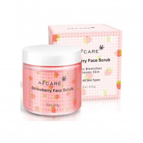 مقشر الوجه بالفراولة من اف كير 200ج مقشر الوجه بالفراولة من اف كير 200ج