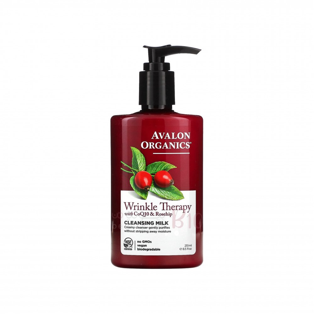 غسول الحليب علاج التجاعيد من افالون اورجانيكس251مل