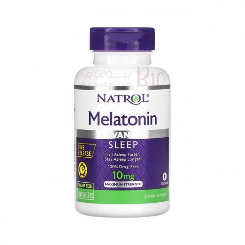 ميلاتونين سليب إصدار زمني، 10 ملغ، 100 قرص