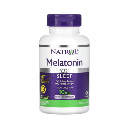 ميلاتونين سليب إصدار زمني، 10 ملغ، 100 قرص