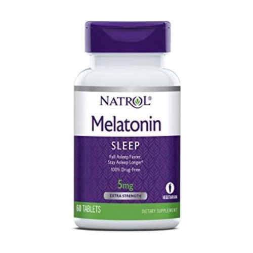 حبوب ميلاتونين من ناترول5 غرام60 قرص