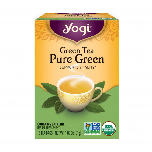 شاي اخضر عضوي من يوجي 16 كيس شاي اخضر عضوي من يوجي 16 كيس