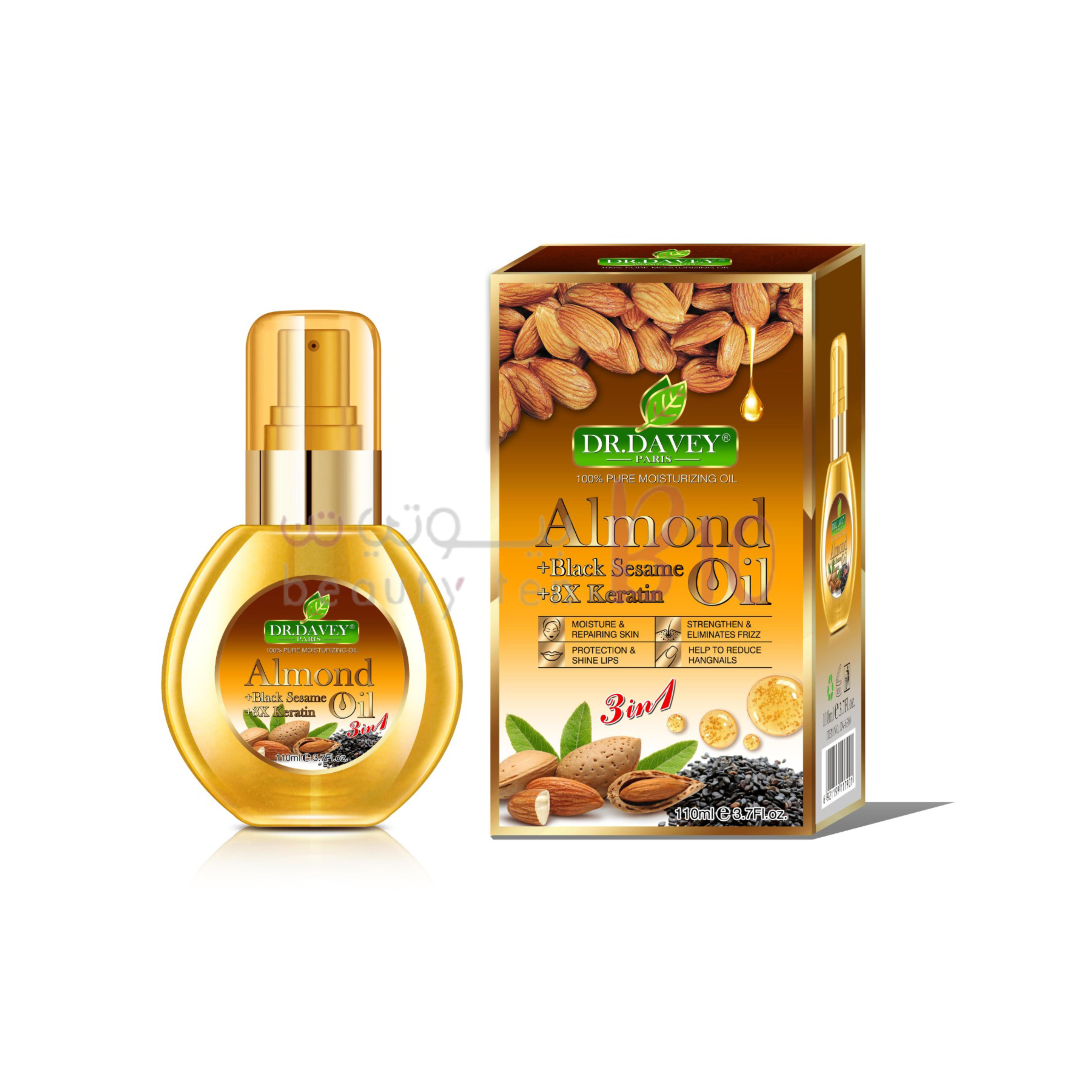 دكتور ديفي 3 في 1 زيت اللوز - 110 مل