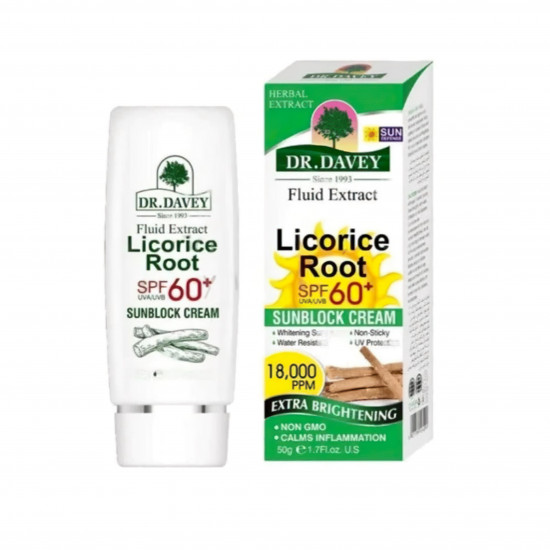 كريم الوقاية من الشمس بعامل حماية 60 بجذور عرق السوس 50 جرام كريم الوقاية من الشمس بعامل حماية 60 بجذور عرق السوس 50 جرام