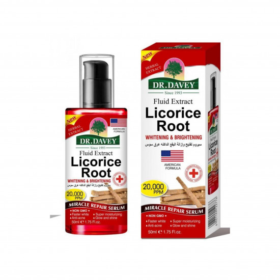 سيروم تفتيح وإشراق بجذور عرق السوس من دكتور ديفي 50مل سيروم تفتيح وإشراق بجذور عرق السوس من دكتور ديفي 50مل