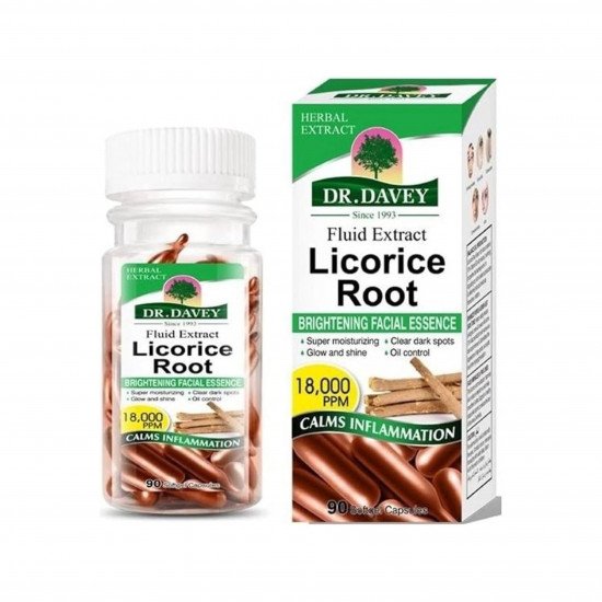 كبسولات عرق سوس للبقع والتصبغات من دكتور ديفي كبسولات عرق سوس للبقع والتصبغات من دكتور ديفي